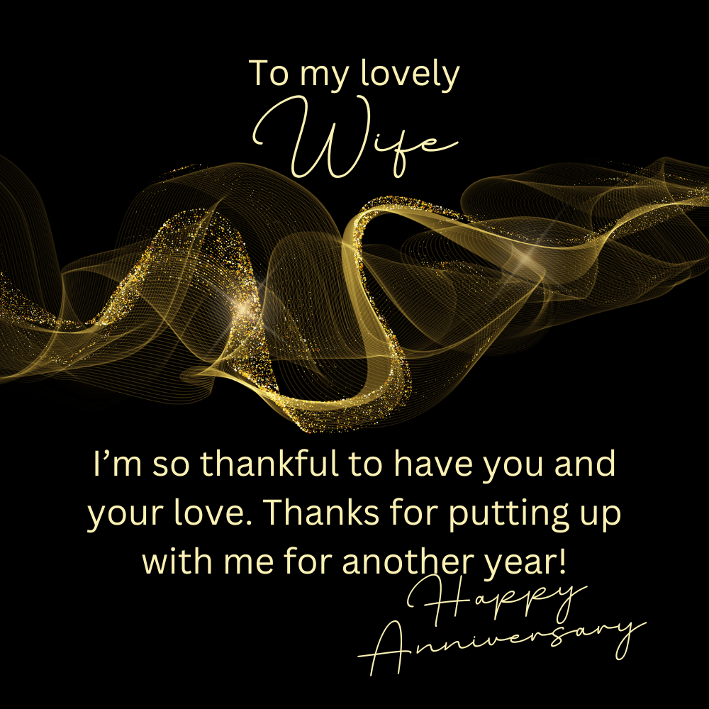 To My Lovely Wife Anniversary message card w/ Alluring Beauty necklace